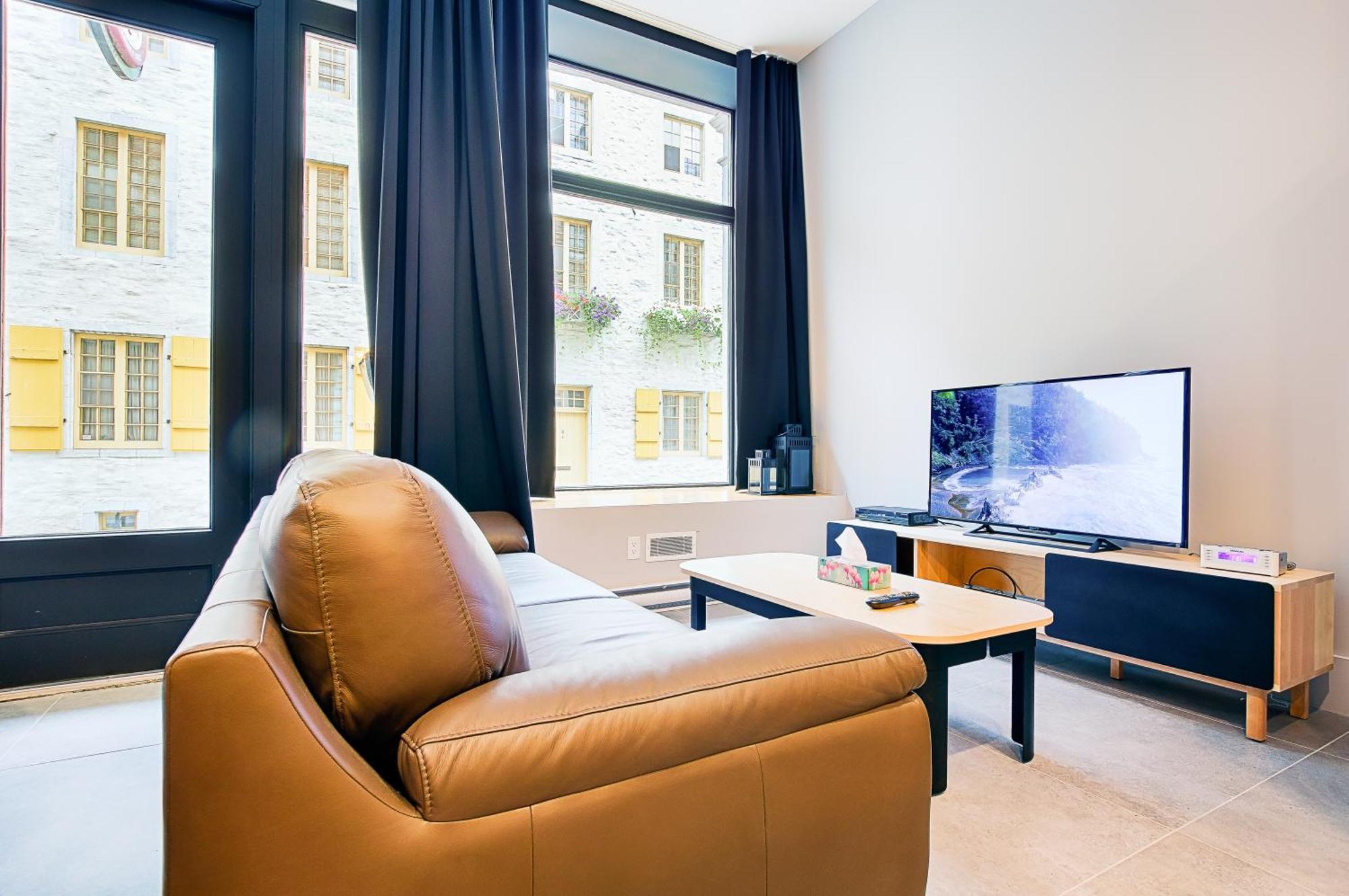 Appartamento Les Lofts Champlain by Les Lofts Vieux-Québec Esterno foto