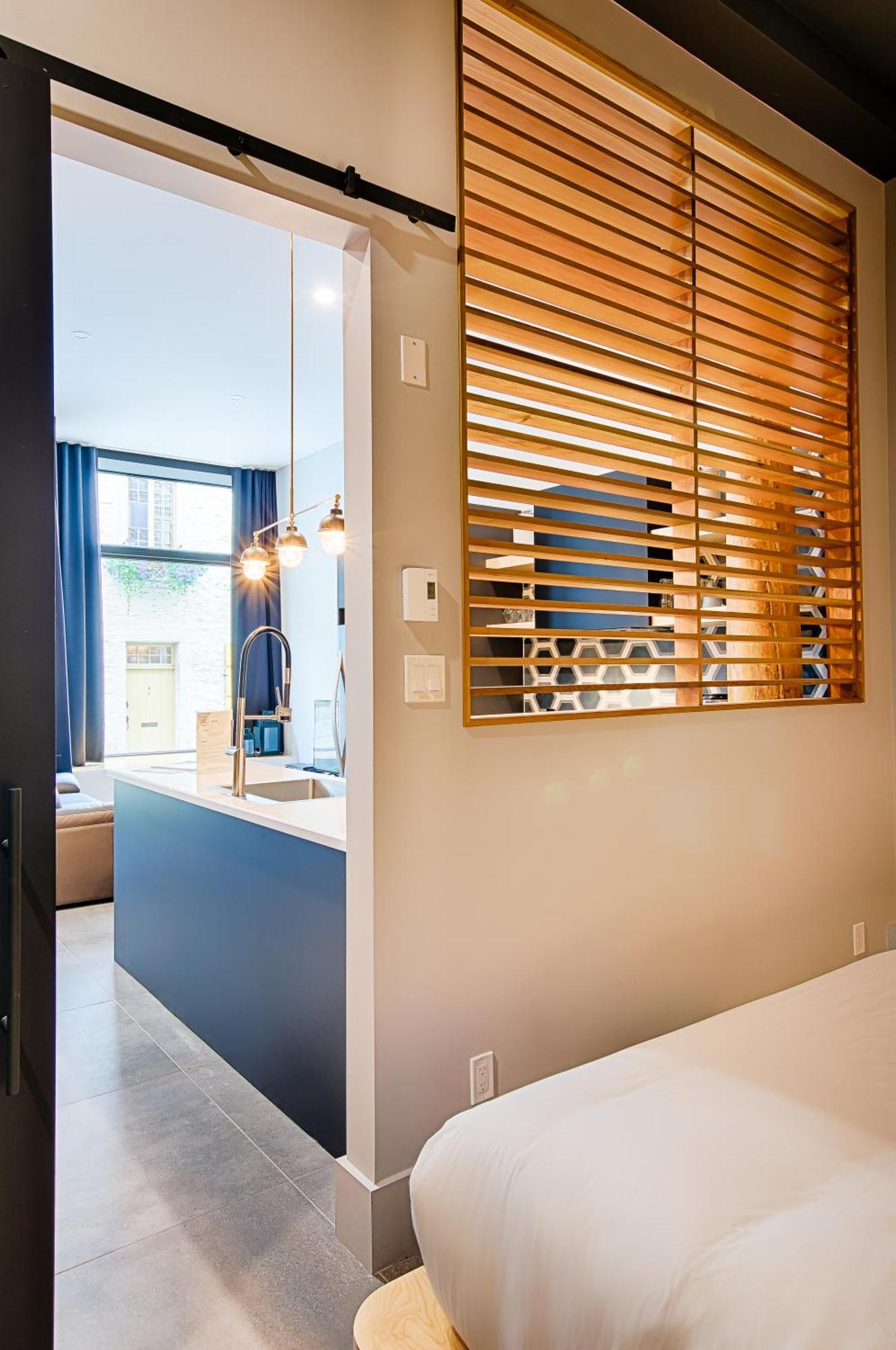 Appartamento Les Lofts Champlain by Les Lofts Vieux-Québec Esterno foto