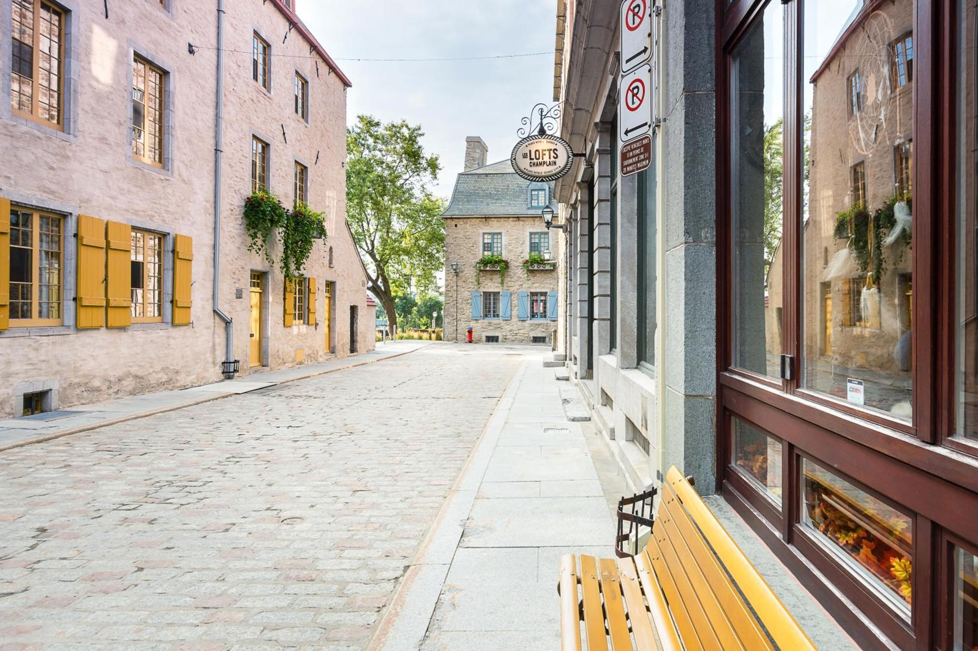 Appartamento Les Lofts Champlain by Les Lofts Vieux-Québec Esterno foto
