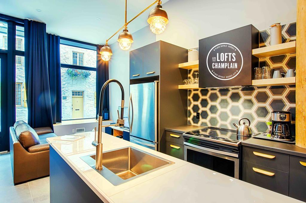 Appartamento Les Lofts Champlain by Les Lofts Vieux-Québec Esterno foto